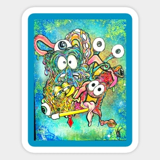 Spongebob trip pants Sticker